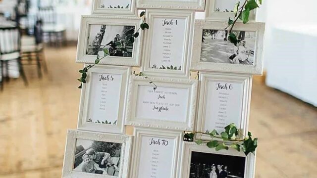 Magnifico Dekoracije – Elegantna tabla za raspored sedenja u slikama