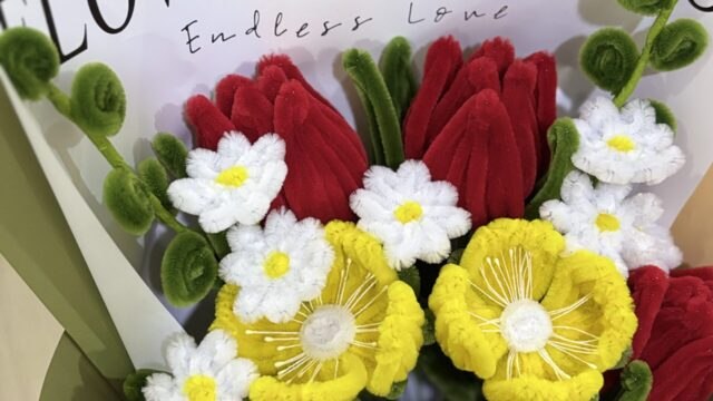 Vecni cvetni aranzman od plisa - poklon za rodjendan Smederevo