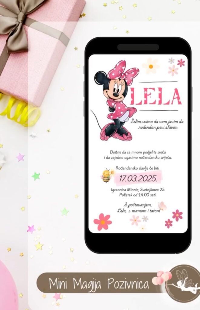 Digitalna pozivnica za rodjendan