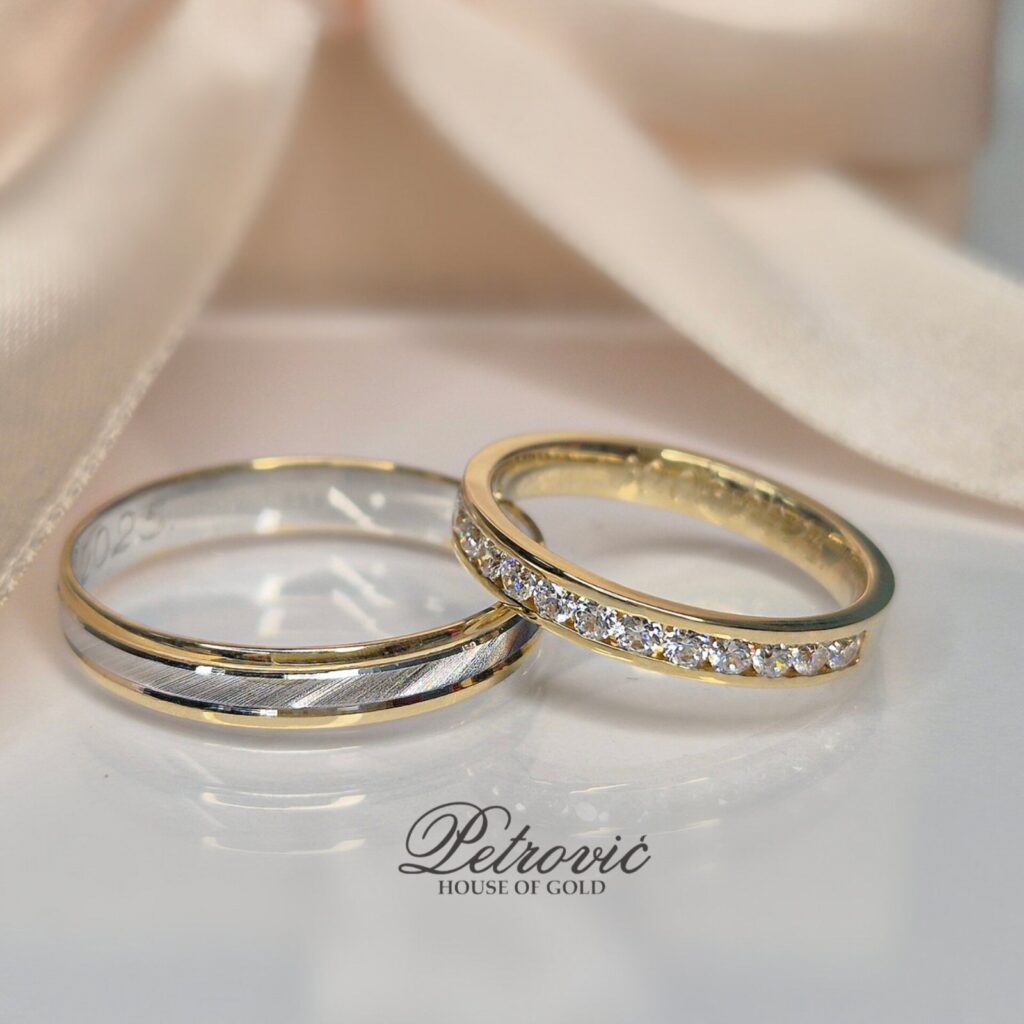 Burme za Mladence - Zlatara Petrović - Žuto i Belo Zlato