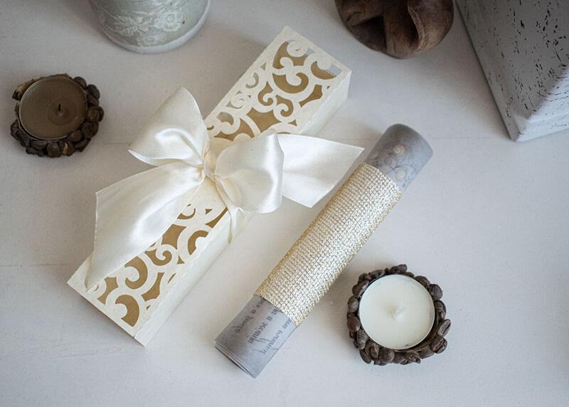 Unikatne pozivnice za svadbu Novi Sad laserski sečeni model