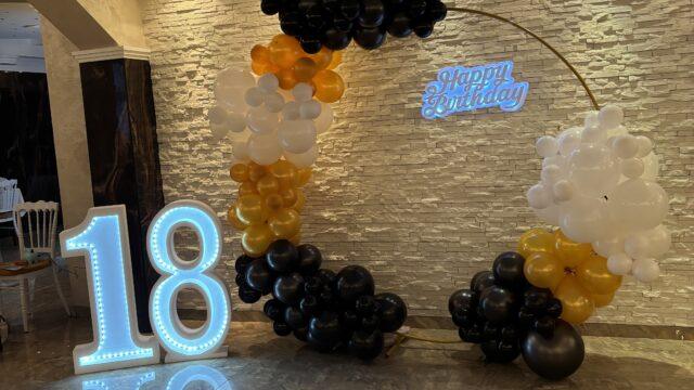 Dekoracija 18. rođendana novi sad