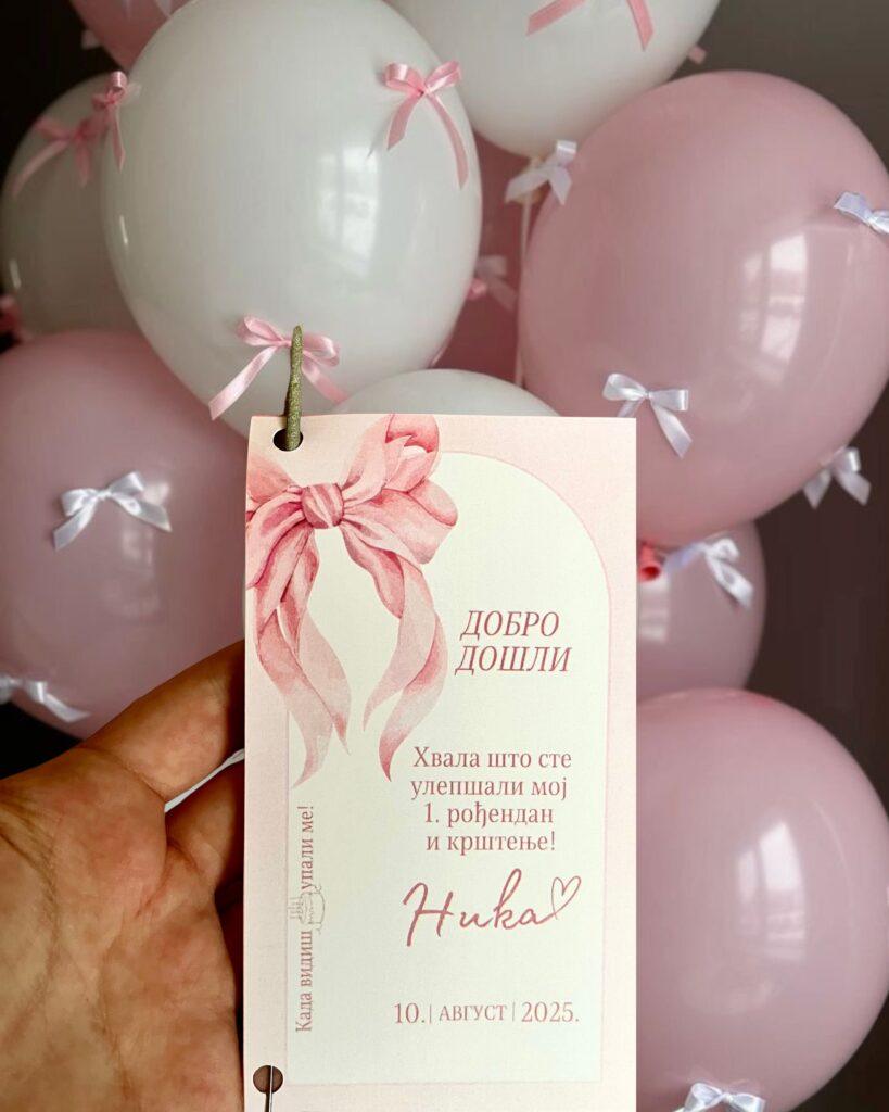 zahvalnice za 1. rođendan - Niš