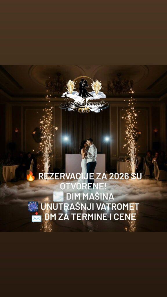 Suvi led - Podni dim za svadbu i venčanje - Specijalni Efekti Jagodina