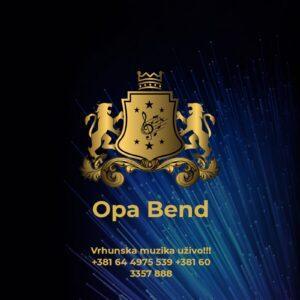 OPA Bend je energičan bend za proslave koji izvodi pop, rock, folk i gradsku muziku, prilagođenu publici i atmosferi. Naš cilj je kvalitetno druženje, dobra pesma i provod u kojem publika aktivno učestvuje.