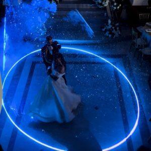 Niski dim i suvi led za prvi ples i Laser efekat - efekti za proslave Guča