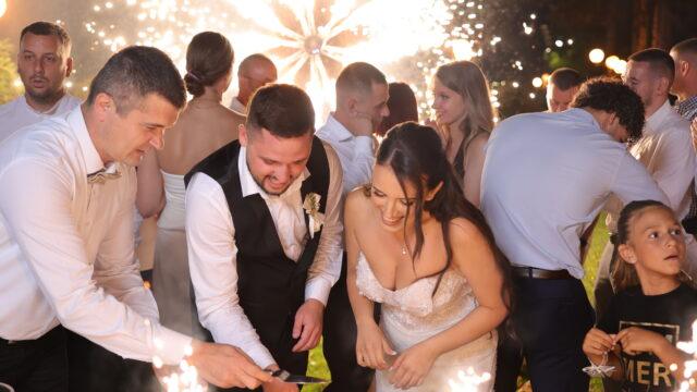 Hladne prskalice sparkulari za ulazak mladenaca i spektakularne efekte za proslave Beograd.