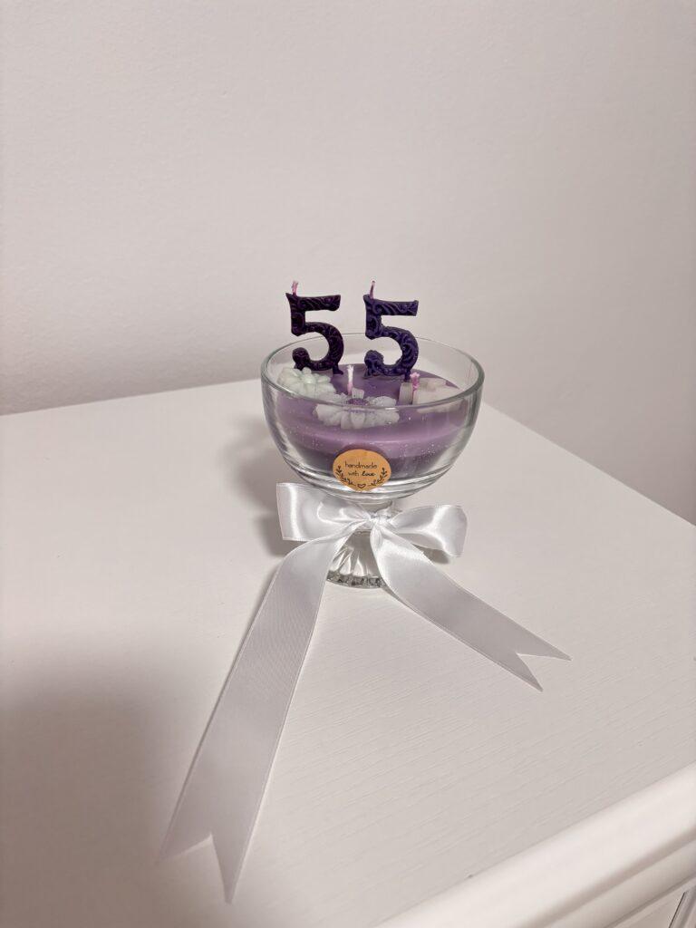 Personalizovane mirisne sveće po želji kupca za rođendan