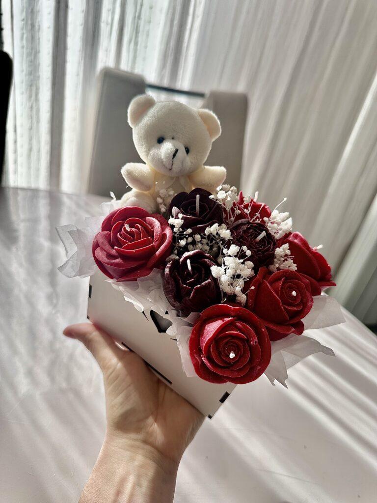 Dekorativni mirisni aranžmani za sto sa svećama Beograd