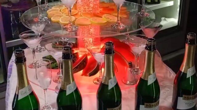 Šampanjac fontana za proslave i svadbe Kragujevac