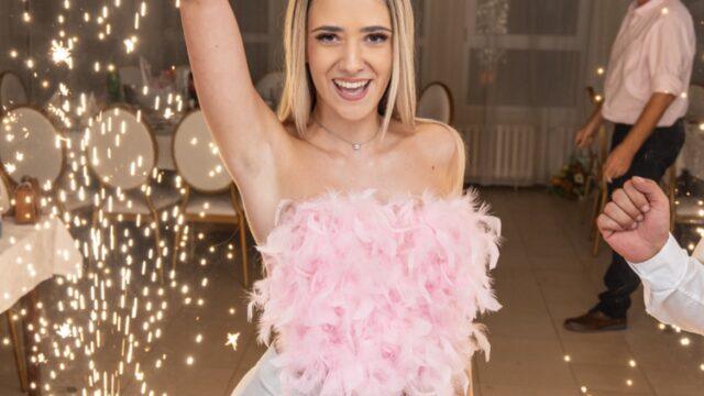 Teški podni dim za prvi ples mladenca efekat ples po oblacima