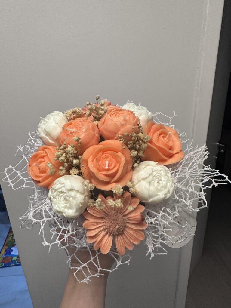 Buketi od sveća ručni rad Lena Candle Dreams Beograd