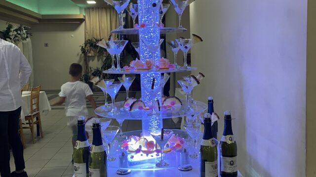 Luksuzna fontana za šampanjac - okrugla i kockasta | Fontana Dva Brata