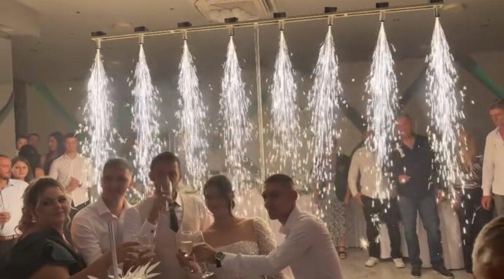 Vatropad podni vatromet za rođendane Vlasotince specijalni efekti Bloom Room