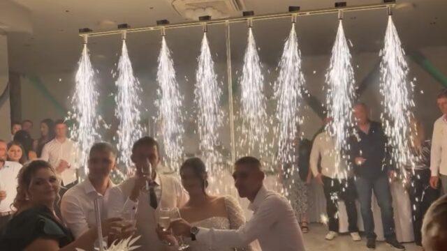 Vatropad podni vatromet za rođendane Vlasotince specijalni efekti Bloom Room