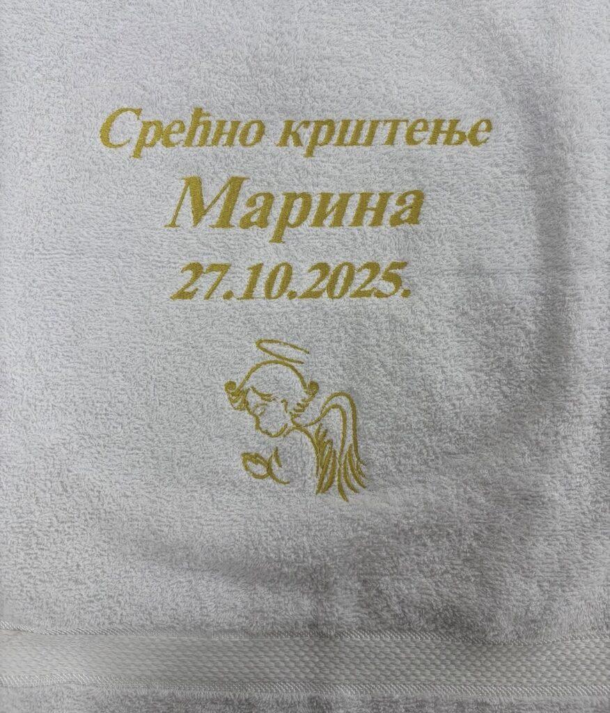 Ručno rađen vez za krštenje – Vez Art Studio Vlasotince