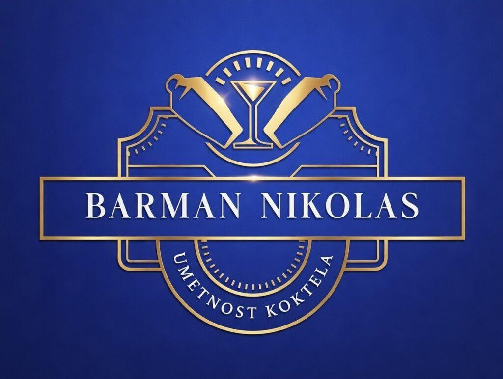 Barmen NikolaS priprema koktele na svadbi u Subotici