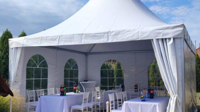 pagoda za svadbu ruma dekoracija