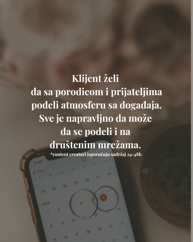 Autentični trenuci sa venčanja