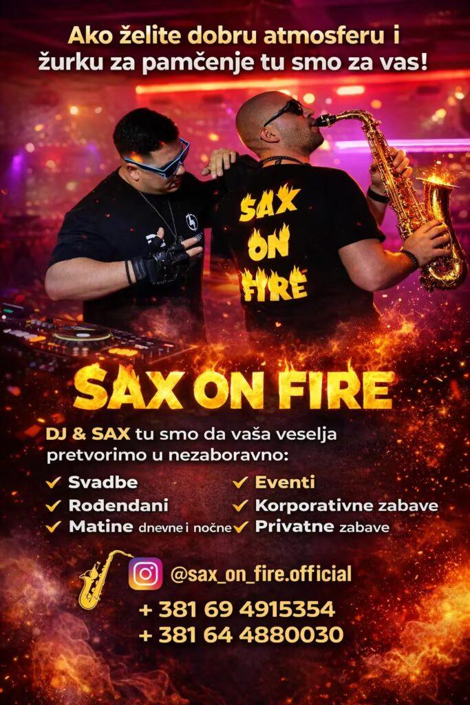 SAX ON FIRE nastup